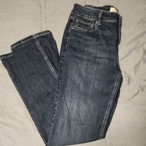 Maurices Dark Blue Straight Leg Women's Jeans